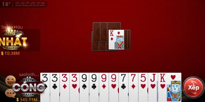 Gemwin - Tham Gia Tiến Lên Miền Nam, Nhận Thưởng Cực Khủng 2 Tình huống cóng bài khi chơi Tiến lên miền Nam Gemwin