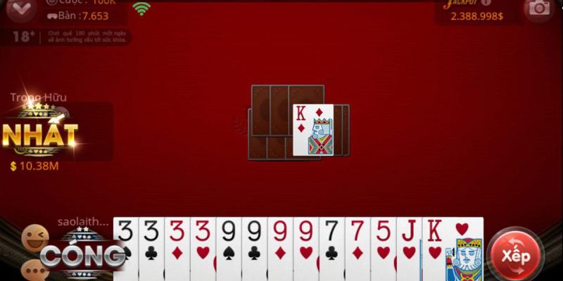 Game đánh bài Tiến Lên là trò chơi phổ biến tại Việt Nam
